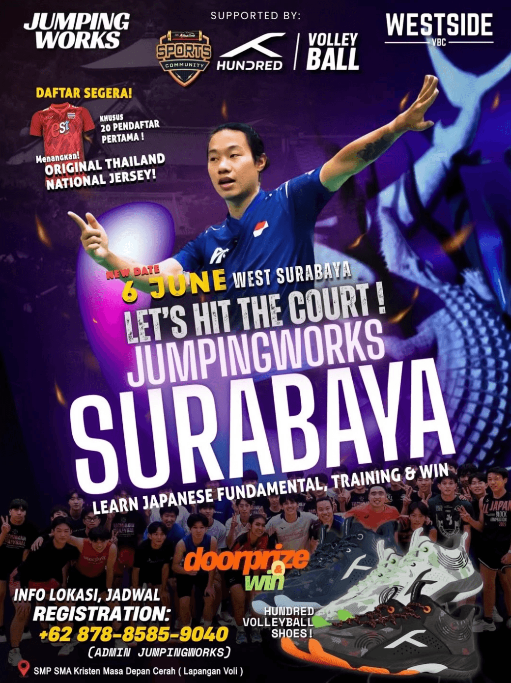 Jumping Works Surabaya Event Flyer